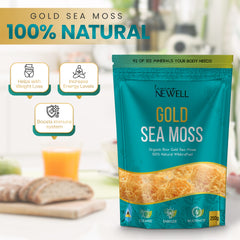 Raw Gold Sea Moss (2KG)