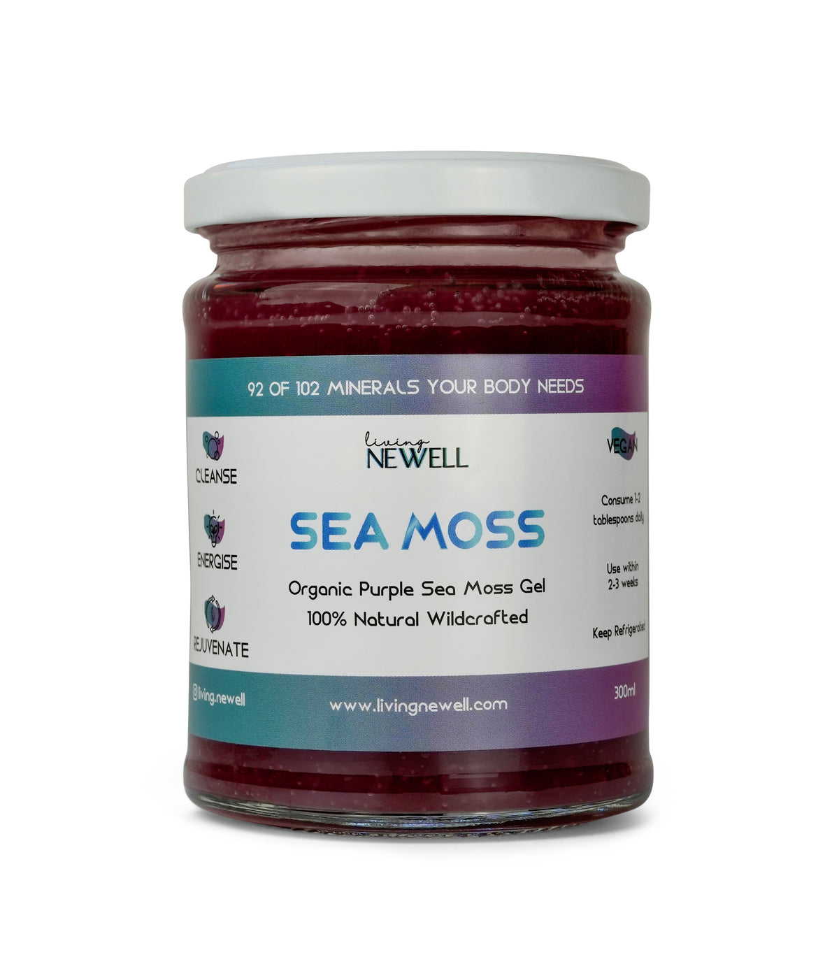 Purple Sea Moss Gel (300ml)