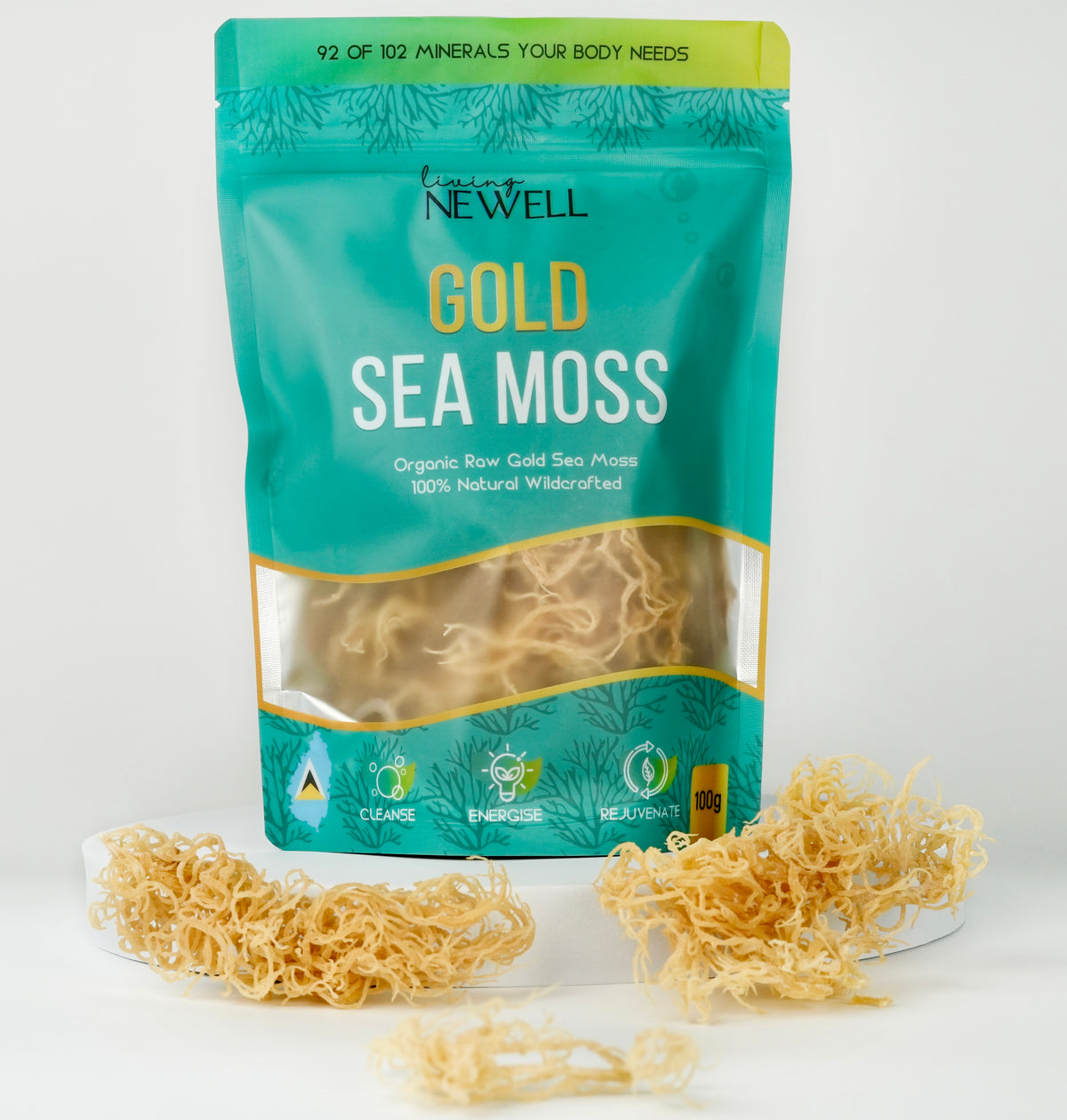 Raw Gold Sea Moss (200g)